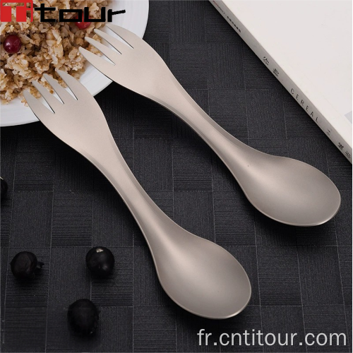 Cuillère multifonctionnelle Creative Titanium Spoon Fork